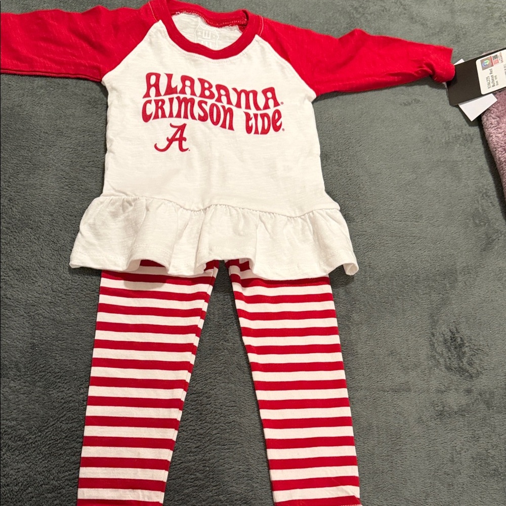 Alabama Crimson Tide Kids  - Red and White NEW!